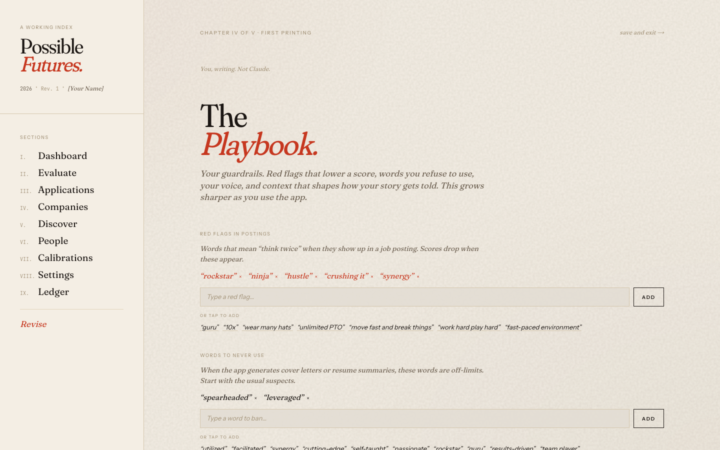 Playbook started